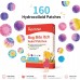 Bug Bite Itch Relief Patches, 160 Count, Natural Hydrocolloid Stickers, Fast Acting Treatment for Kids and Adults, Camping and Travel Essentials