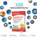 Bug Bite Itch Relief Patches, 160 Count, Natural Hydrocolloid Stickers, Fast Acting Treatment for Kids and Adults, Camping and Travel Essentials