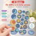 Bug Bite Itch Relief Patches, 160 Count, Natural Hydrocolloid Stickers, Fast Acting Treatment for Kids and Adults, Camping and Travel Essentials